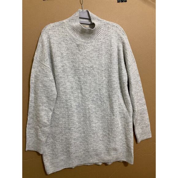 FAT FACE REBEKAH Long Line Jumper Sweater Light Gray Recycled Fabrics Sz 6 NWT - Picture 16 of 16